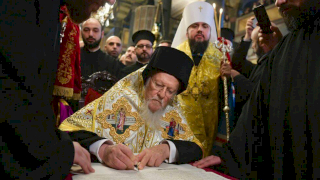 5 січня 2019 року відбулася процедура підписання Томосу Вселенським патріархом Варфоломієм